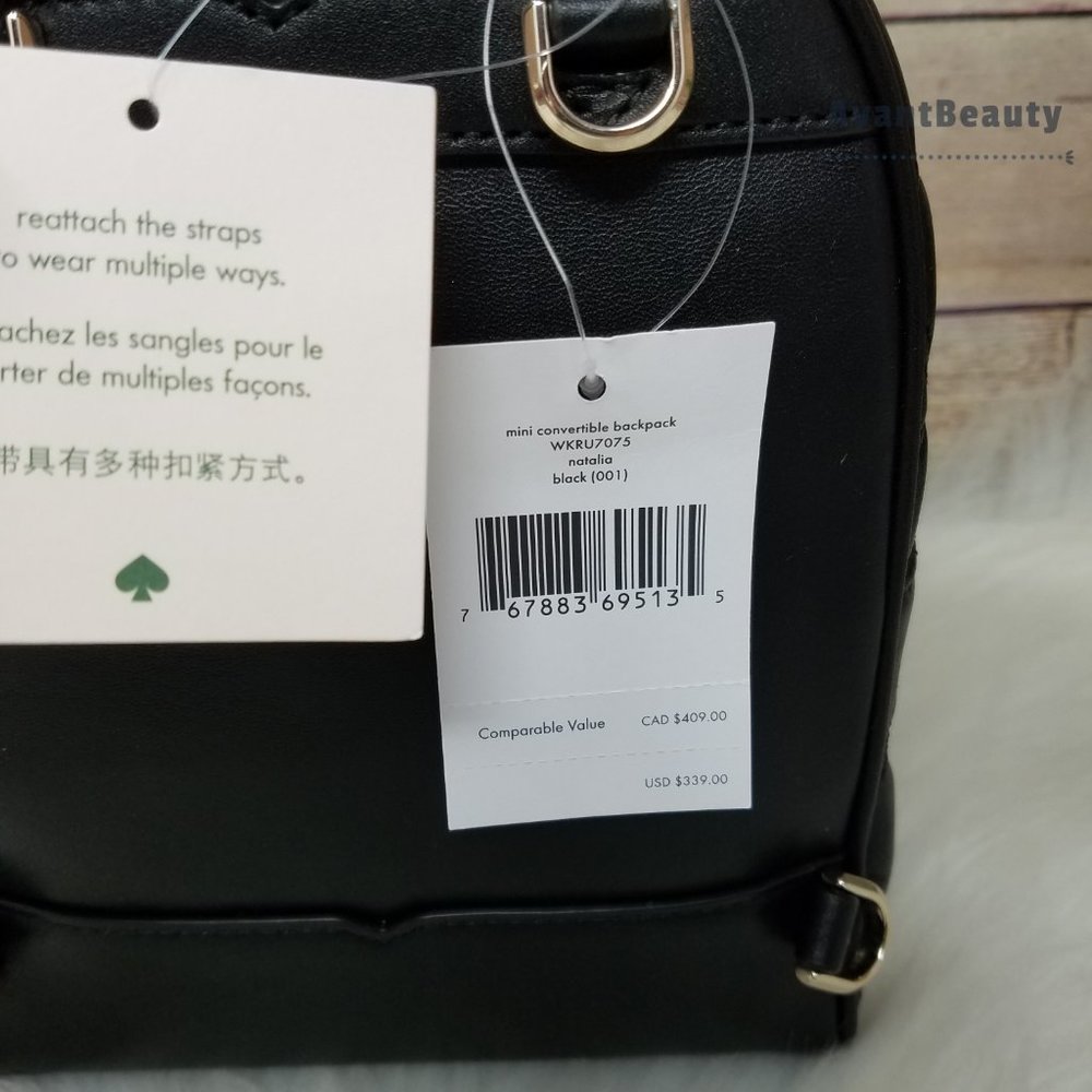 Kate Spade Mini convertible backpack crossbody - Picture 9 of 13